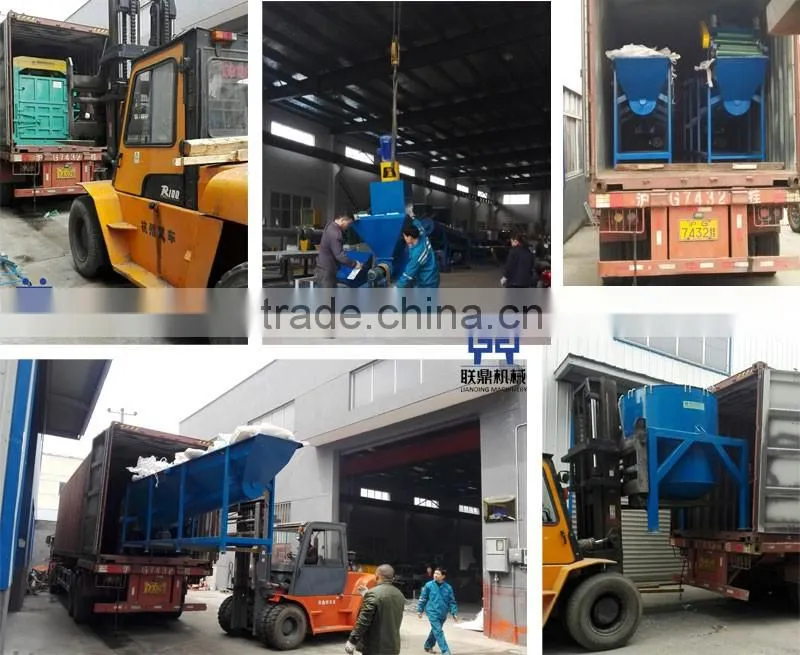 plastic PET recycling granulating line/granulator machine price