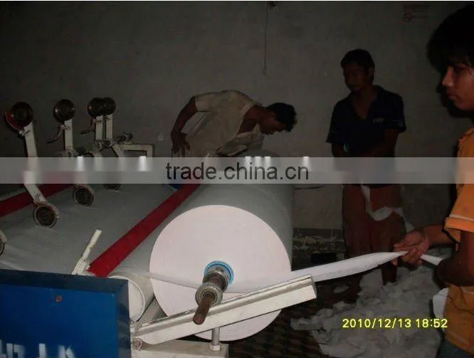 Toilet tissue bobbin paper slitting and rewinding machine
