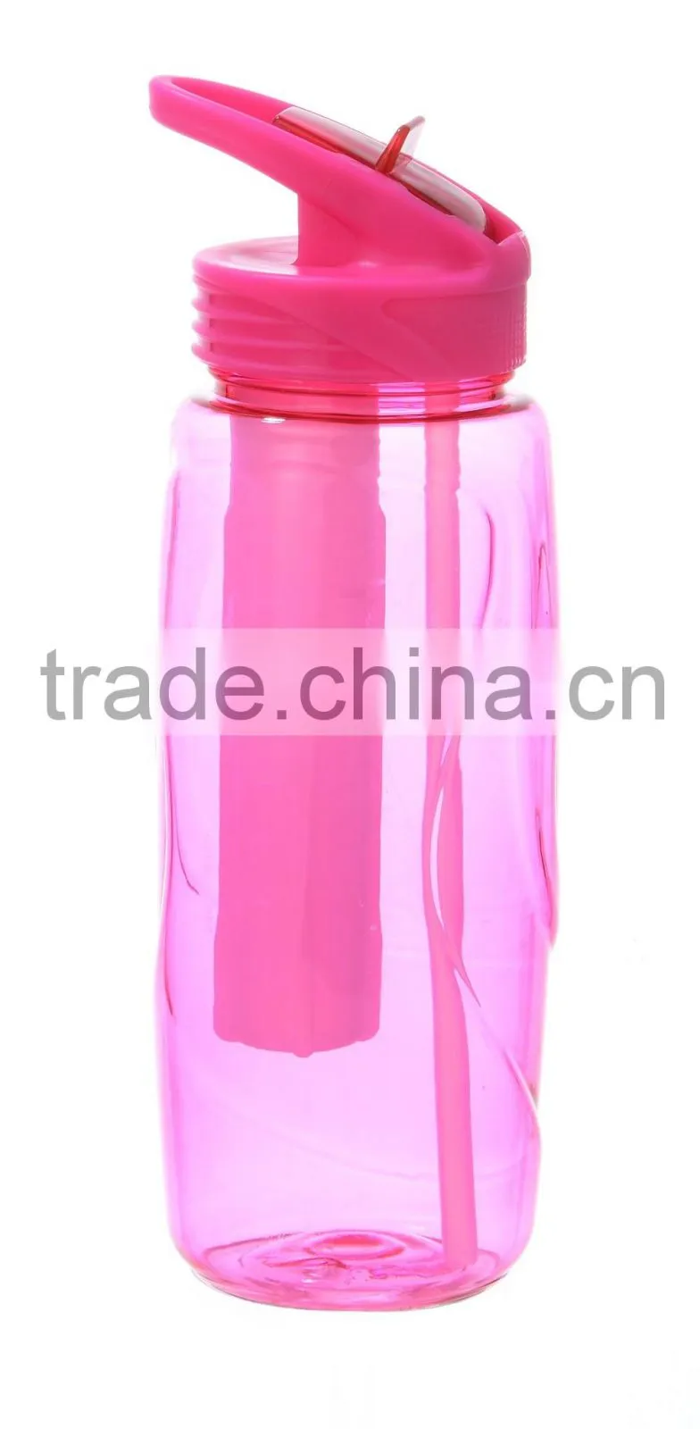 sipper with filter ice tube water bottle