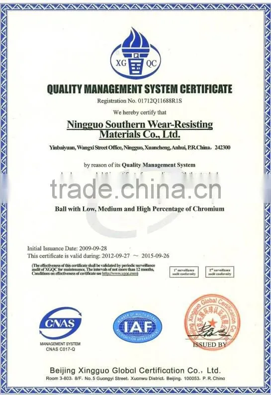 Low price grinding steel ball