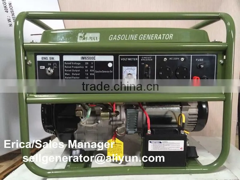 Fuzhou I-MAX gasoline generator 7.5kva