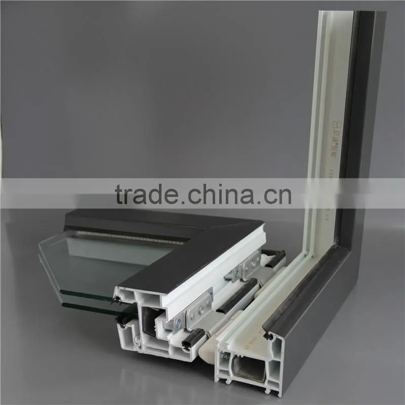 upvc bathroom doors and windows, steel reinforced upvc profile doors
