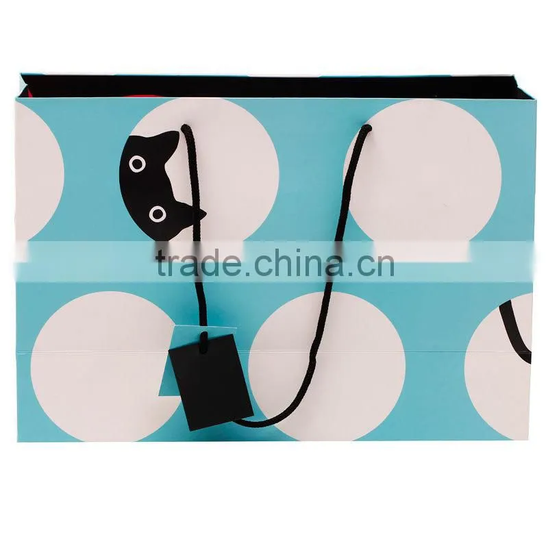 thin cotton handles paper bag paper bag gift bag shopping paper bag low price customized logo