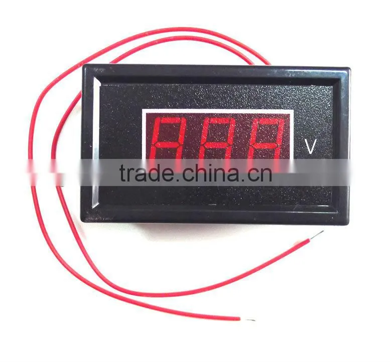Digital Red LED Voltage Meter Voltmeter Panel Display AC 75V - 300V 0.56"