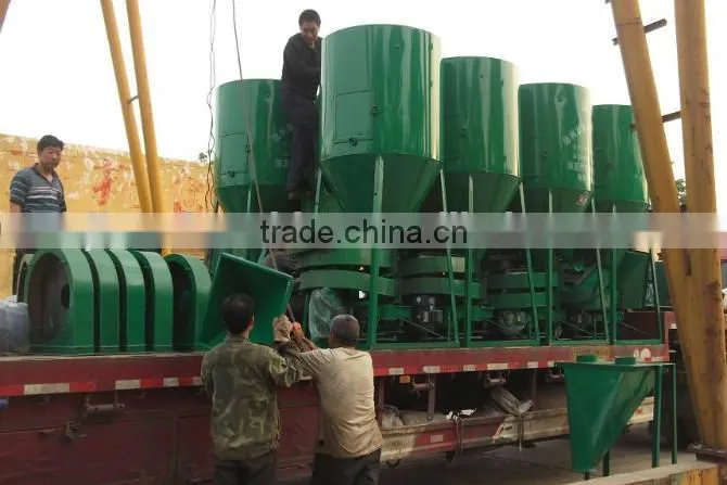 grain maize crusher and mixer