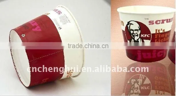 High Quality 46oz Paper Popcorn Packing bucket with New design