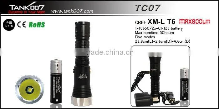 Car Socket Rechargeable Flashlight TC07