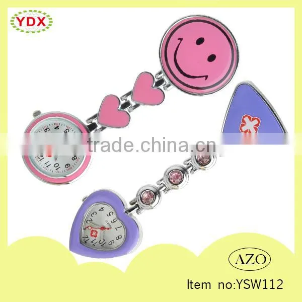 Comply with CE Clip Portable Promotion Watch Alloy Nurse Watches
