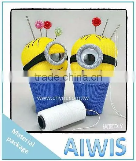 Pin plug material package diy toy