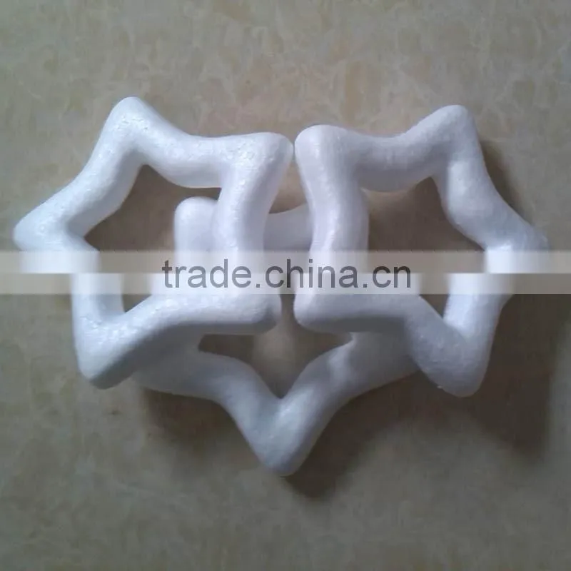 YIWU hollow plastic christmas star/styrofoam star for christmas decoration