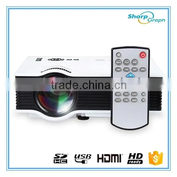 Wholesale UNIC 800Lumens Mini ultra HD LED 1080p Beamer Projector UC40+ for computer