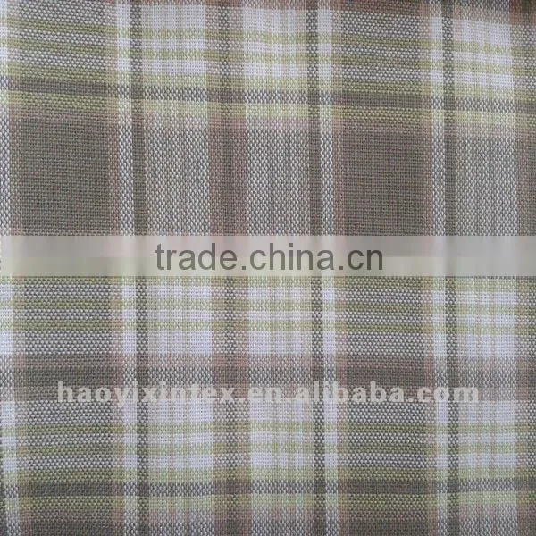 100% Nylon Yarn Dyed Fabric Plaid Fabric