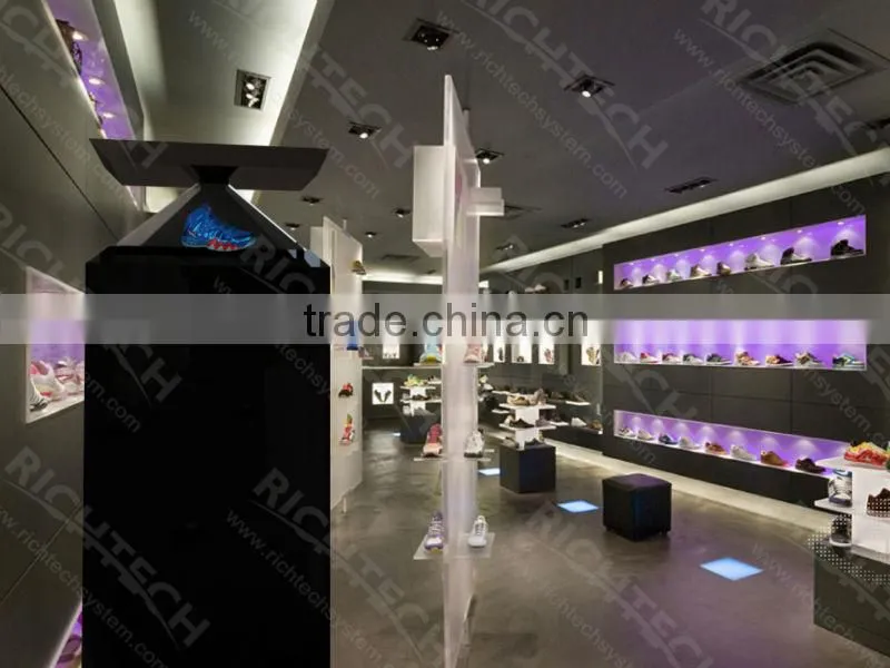 Richtech multiside acrylic showcase vivid 3D hologram display