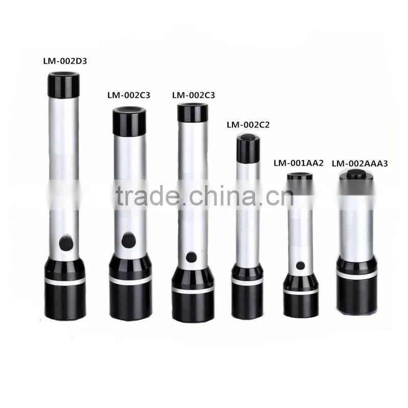 POPPAS LM002 Series Most Popular dry battery powered handheld camping flashlight
