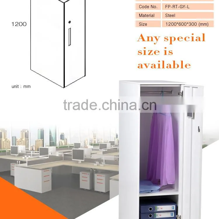 Office Furniture Stock Steel Metal Wardrobe Sliding Door Hardware
