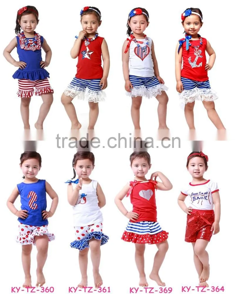 children clothing 2016 pink floral swing top set newborn baby clothes