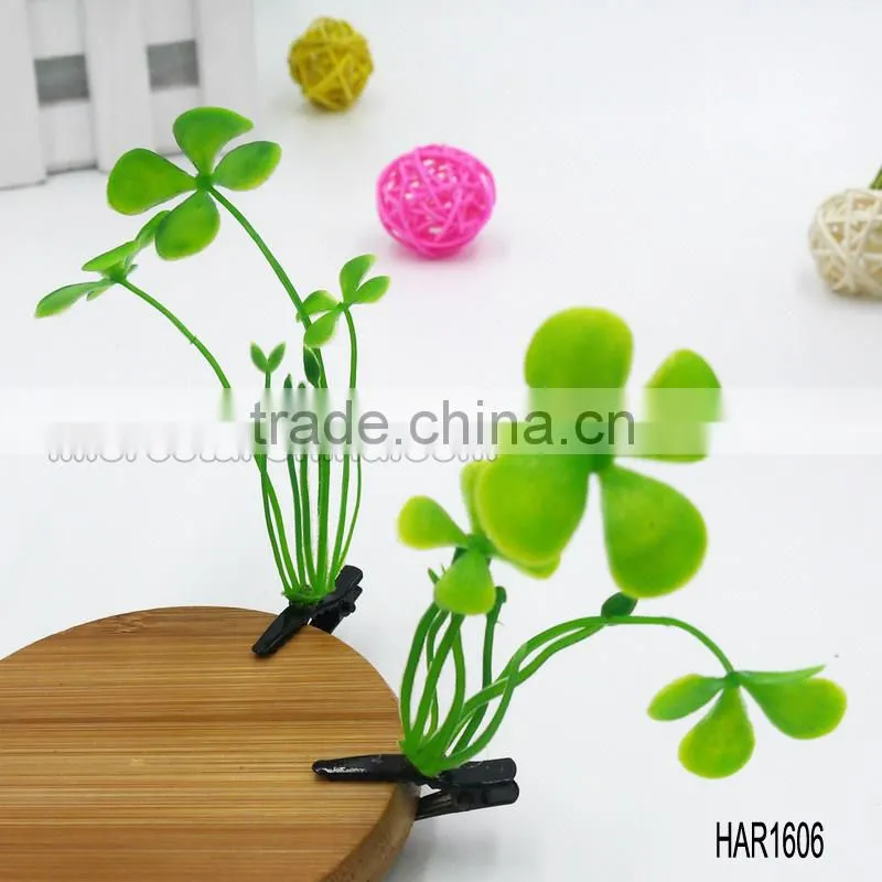 2015 Hot Holiday Gifts Bean Sprout Hairpins Bean Sprouts Flower Fruits Plants Grass Antenna Hairpins