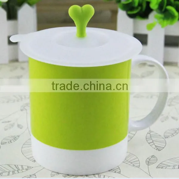 Heart Shape Silicone Suction Lid Silicone Pot Cover Lid