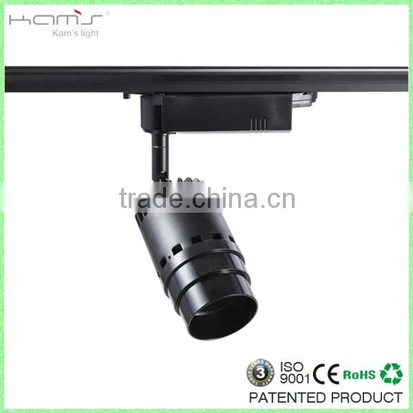 cob led track light,dmx led track light,25w COB LED tracklight made in China for cloth shop