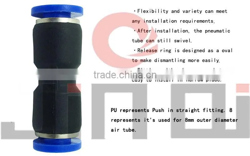 factory price air tube quick zinc collar joint