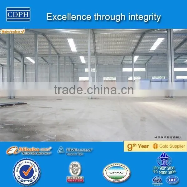 Modular Low Cost steel structure building as prefab Warehouse