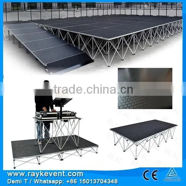 RK Modern portable stage stairs/revolving stage/outdoor stage lighting