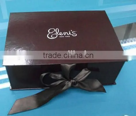 leading style black glossy Foldable Box
