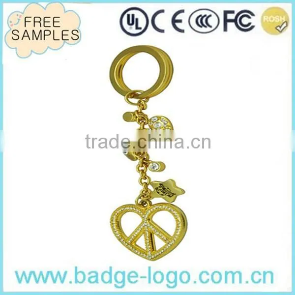 custom metal Eiffel Tower key chains