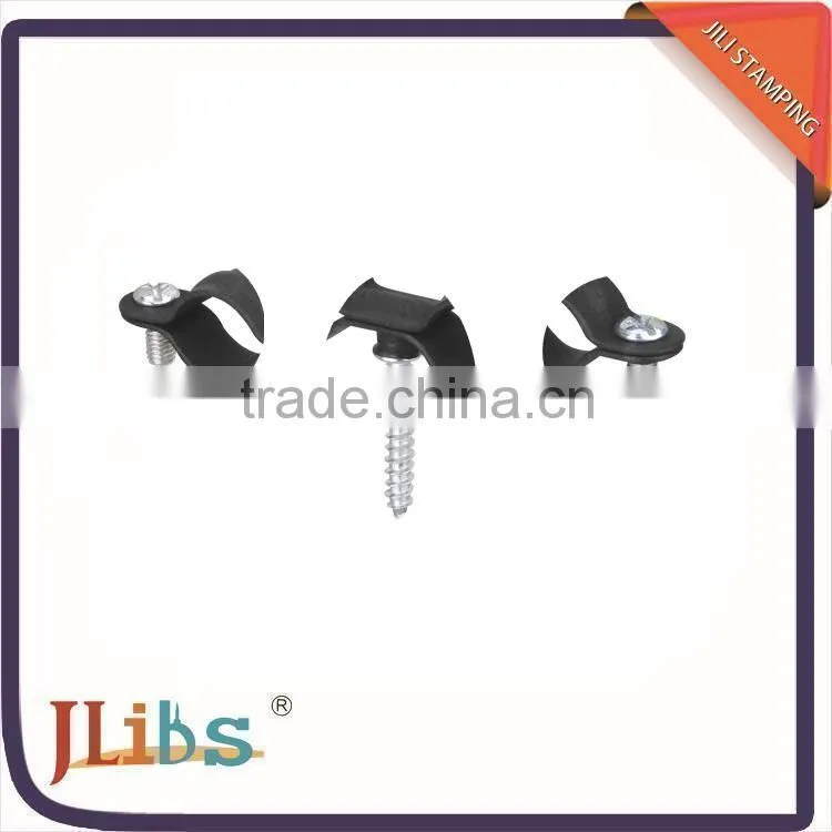 China Manufacturer Pipe Clamp Black Coating With Screw