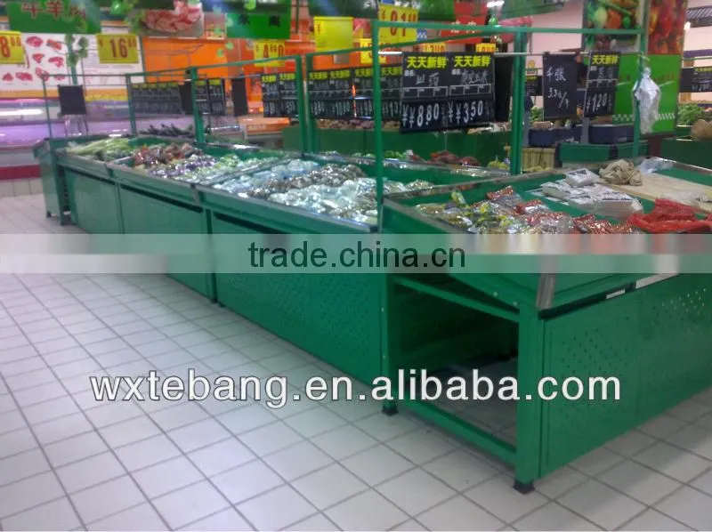 supermarket gondola shelving
