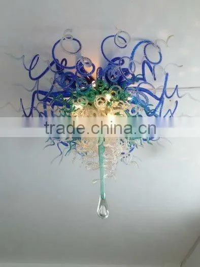 art glass ceiling lighting xo-201116 and hand blown ceiling lighting