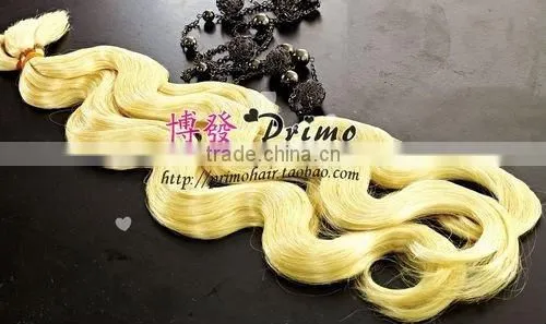 2015 hot sale 22''(55cm) yaki bulk hair extension/top quality