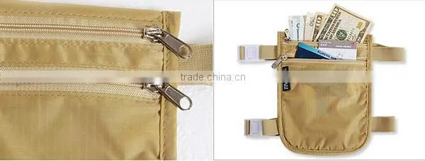 Security Leg Wallet,Hidden Safe Travel Pouch