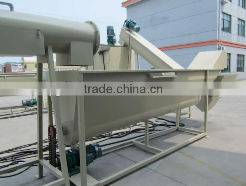Plastic pet bottles recycling and washing production line