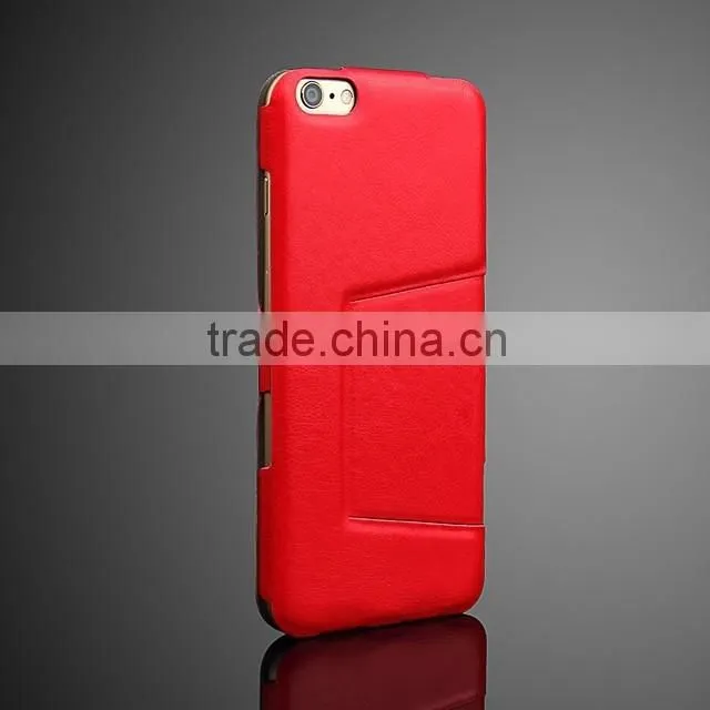 Elegant design ultra thin flip open stand leather case cover with embossed flower mobile phone leather case