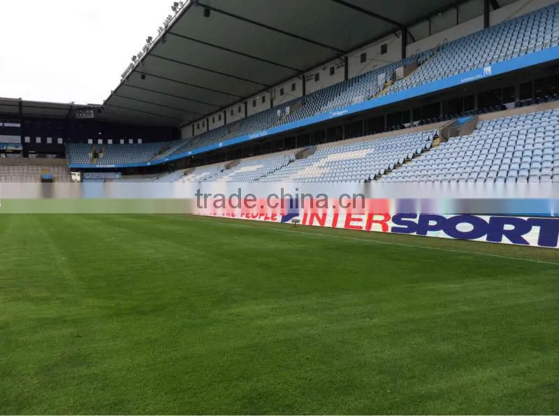 p10 outdoor full color football stadium perimeter led screen display