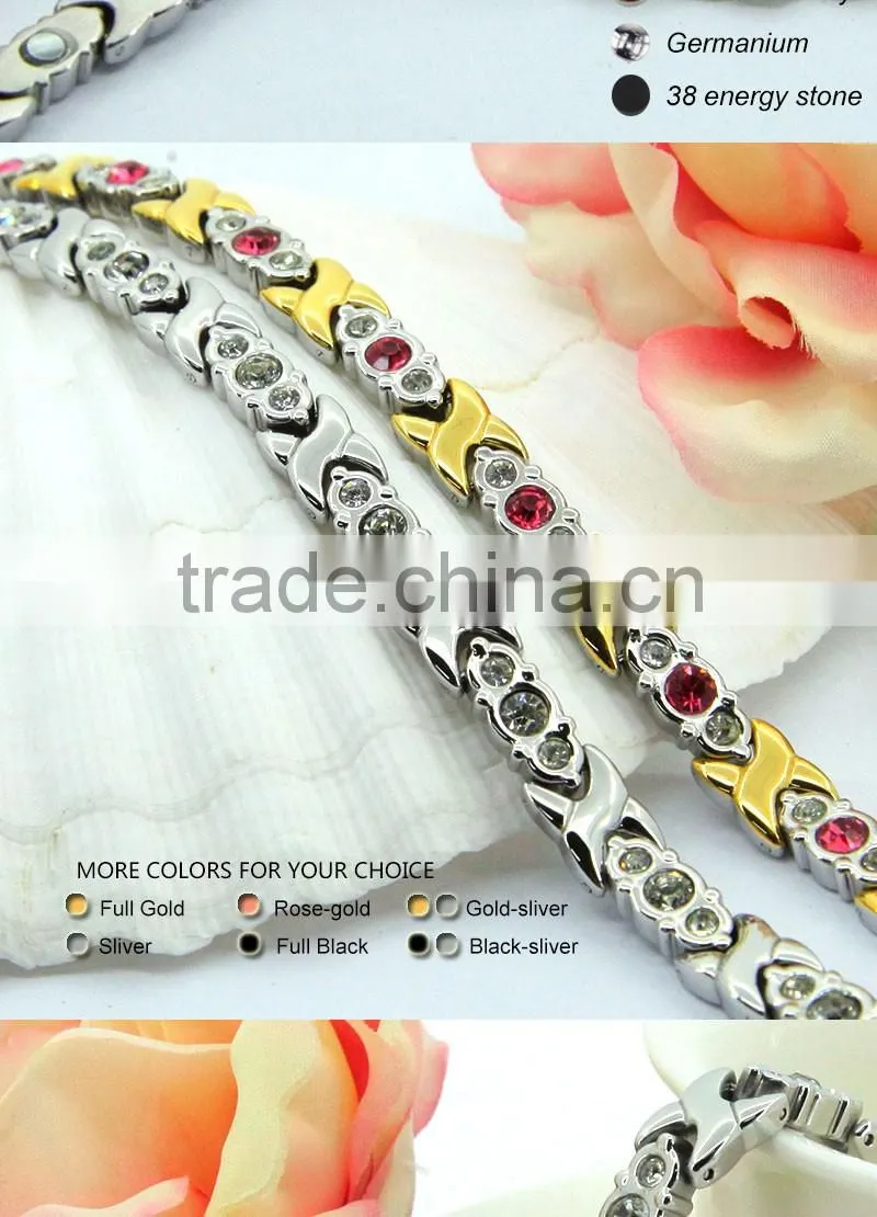Positive Energy 5 in 1 Bracelets with Negative Ion Accelerate Blood Circulation
