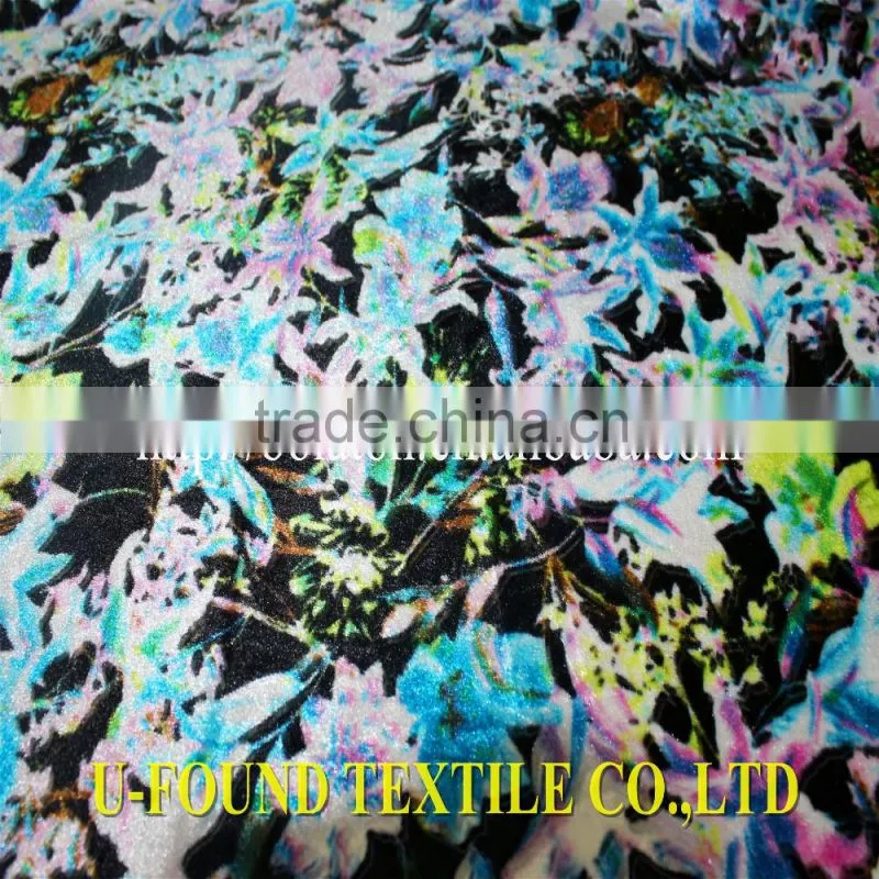 China KS Velvet Fabric Good Price And Different Quality Clas Dyed Or Printed Velvet Fabric