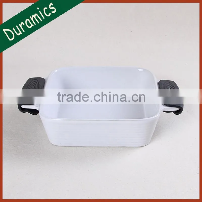 Hot sell silicone handle ceramic cookware set