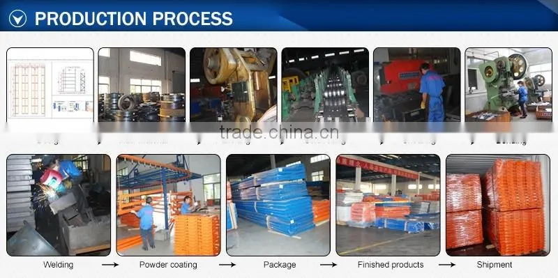 Q235b Steel very Narrow Aisle pallet Rack