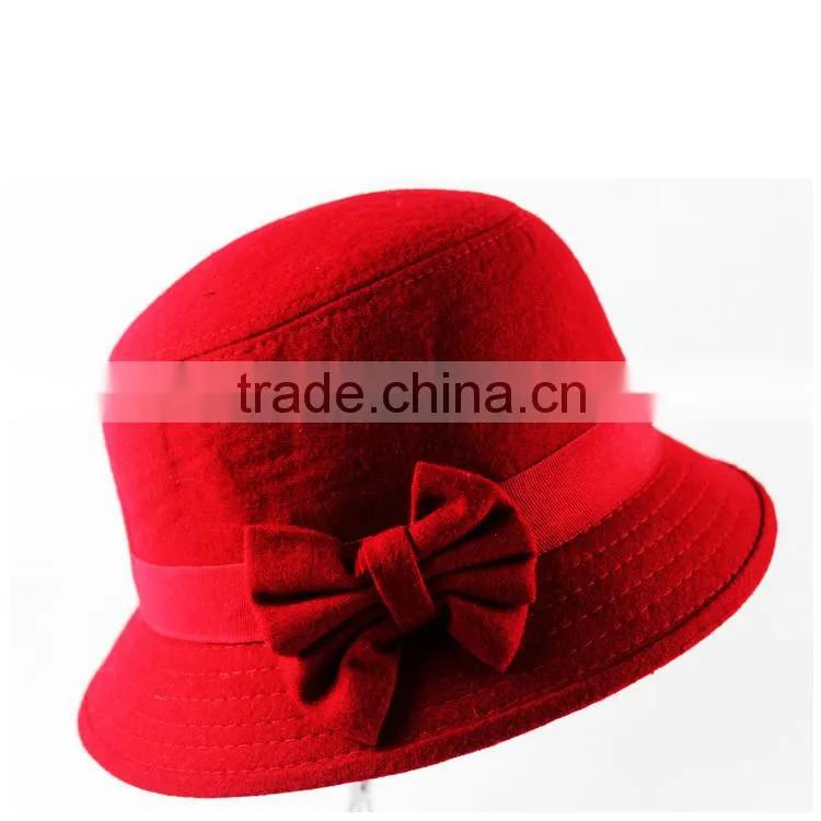 2015 wool hats for women mini red top hat hats for women