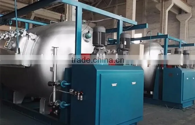 High temperature open width dye jigger