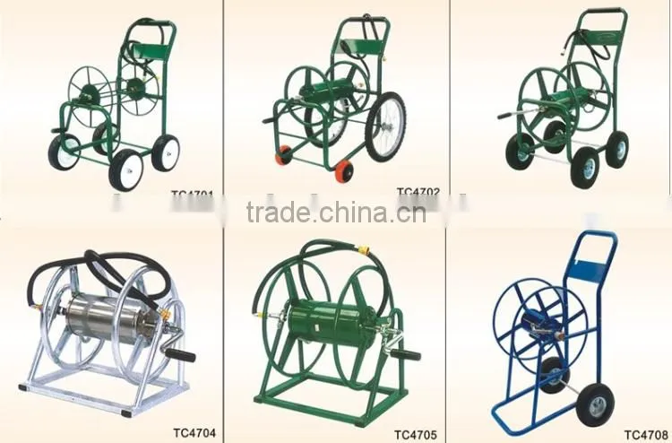 Stainless Steel Garden hose reel cart