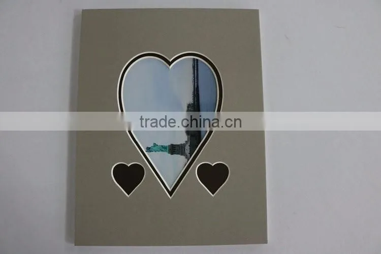 Wholesale 4ply 8plys cream core white paper frame album board