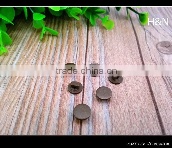 14L surface painting resin mushroom shape button for shirt