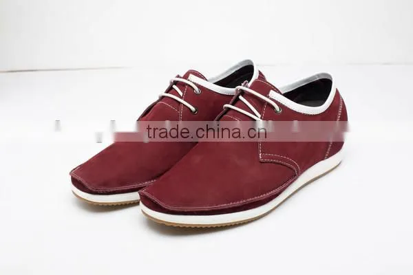 2015 F.W. Collection Ballet Toe Men Casual Shoes Fashion Men Leisure Shoes Nubuck Leather High Quality Men Shoes