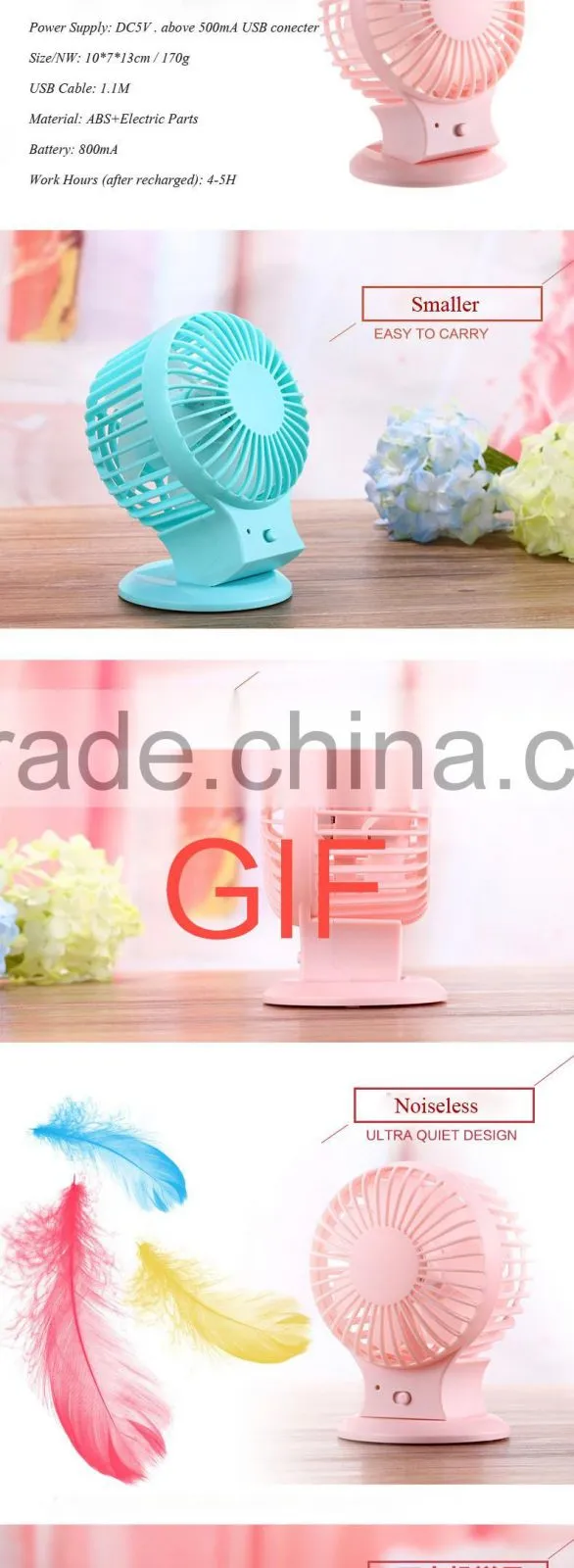 Wholesale Noise Cancelling Portable Mini Usb Fan With Powerful Cooling Wind