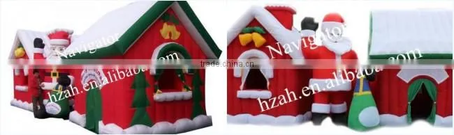 Cheap Brown Inflatable Christmas House Inflatable Log Cabin House for Sale