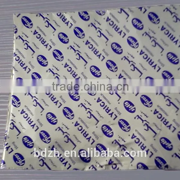 high quality customized printed pharmaceutical press through packaging