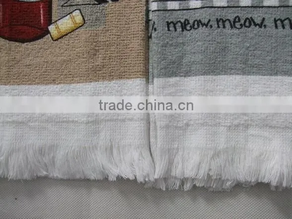 cotton printed kitchen towel/tea towel softextile wholesale made in China